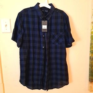 Five Four Casual Short sleeve Plaid Shirt